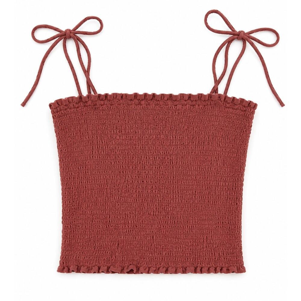 Abercrombie and Fitch Burnt Orange Tube Top - Picture 2 of 2
